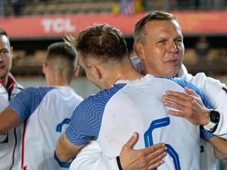 Tréner Jaroslav Kentoš po prípravnom zápase Španielsko U21 - Slovensko U21.