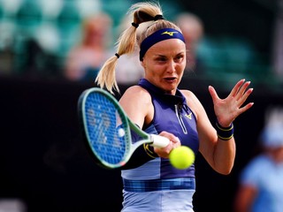 Rebecca Šramková na turnaji WTA 250 Nottingham 2025.