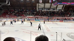 Fotka zo štadiónu v Banskej Bystrici.